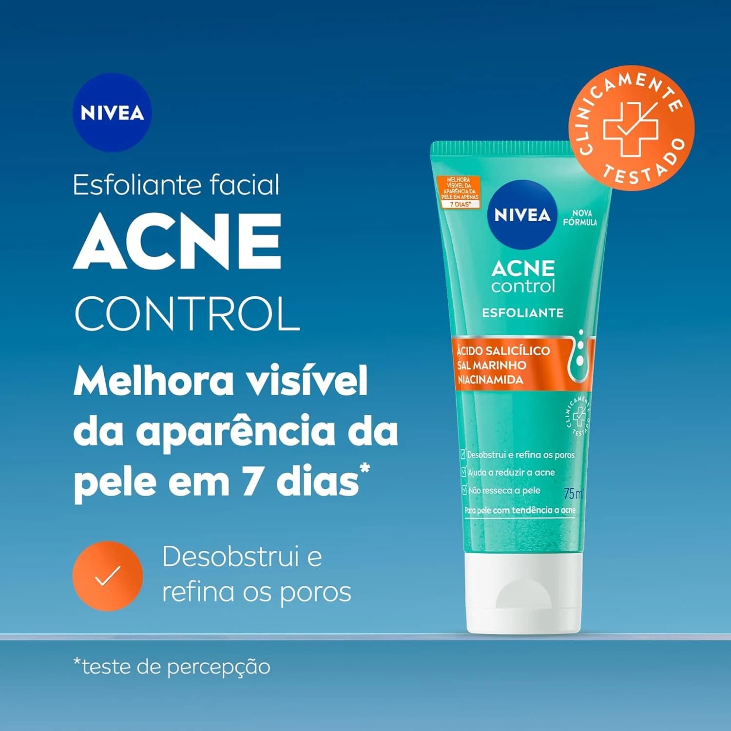 NIVEA Esfoliante Facial Acne Control 75ml