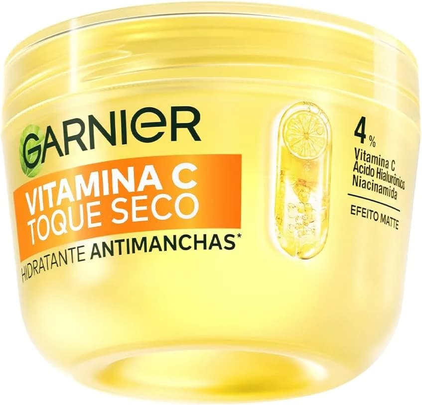 Gel Creme Hidratante Facial Antimanchas Toque Seco, com Vitamina C, Niacinamida e Ácido Hialurônico 85g