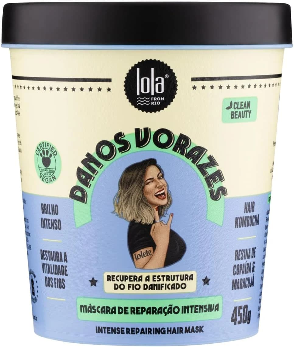 Danos Vorazes Máscara de Tratamento 450g , Lola Cosmetics